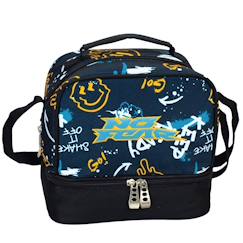 Puériculture-Sac gouter no fear emoji graffiti 21 cm - sac déjeuner