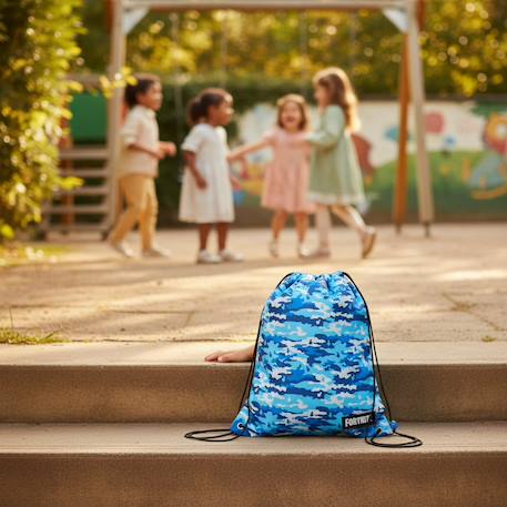 Sac de natation enfant fortnite – tissu camouflage – 42 cm Bleu+Noir 2 - vertbaudet enfant 