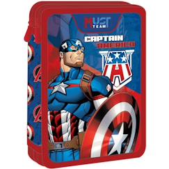 -Trousse double avengers captain america 2 compartiments