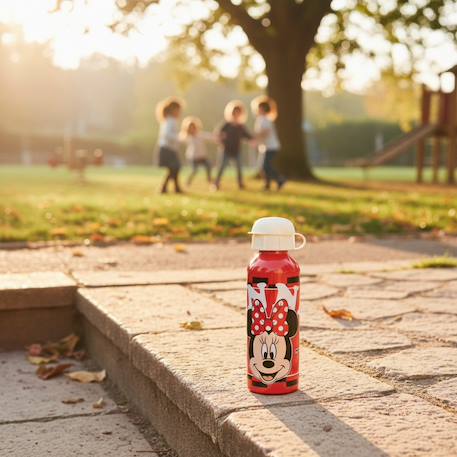Gourde en aluminium 520 ml minnie mouse à bec tétine Rouge 2 - vertbaudet enfant 