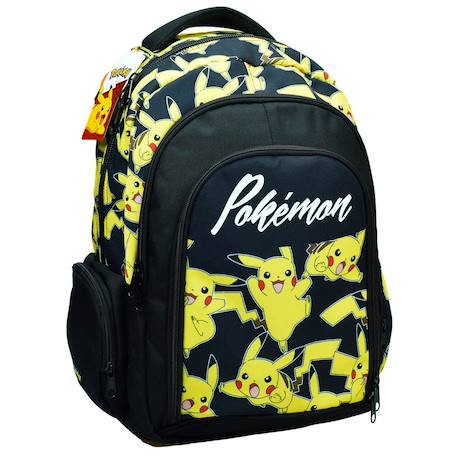 Garçon-Sac à dos scolaire imprimé pikachu polyester pokemon