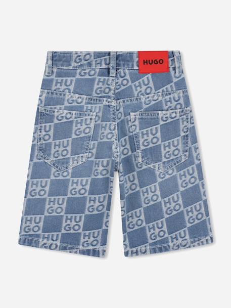 Short garçon coupe large Bleu 2 - vertbaudet enfant 