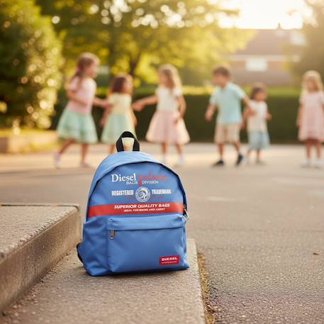 Sac à dos casual 43 cm diesel industry – diesel Bleu 2 - vertbaudet enfant 