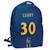 Sac à dos enfant nba basket usa motif golden state warriors curry 30 en polyester texturé Bleu marine/orange fluo 1 - vertbaudet enfant 