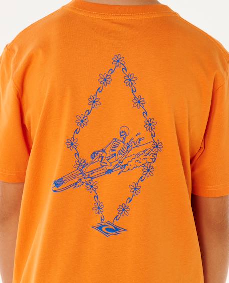 T-shirt à manches courtes eternal shred art enfant Vert surplus+Vitamine c 11 - vertbaudet enfant 