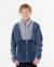 Polaire block party enfant Bleu 1 - vertbaudet enfant 