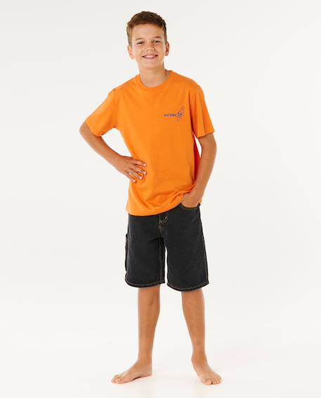 T-shirt à manches courtes eternal shred art enfant Vert surplus+Vitamine c 10 - vertbaudet enfant 