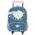 Sac à dos à roulettes fille 43 cm - motif cheval - generique bella sara Violet 2 - vertbaudet enfant 