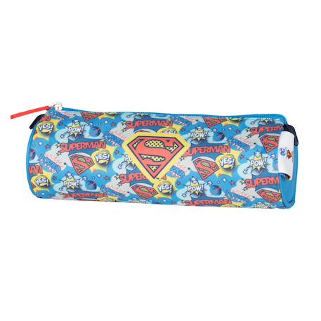 Fille-Accessoires-Cartable, trousse-Trousse ronde superman dc comics 22 cm (comics)