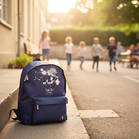 Sac à dos enfant lotus camps 42 cm dos renforcé poches zippées Bleu 2 - vertbaudet enfant 