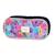Trousse rectangulaire double compartiment toile imprimée fleurs Bleu / rose / clair 1 - vertbaudet enfant 