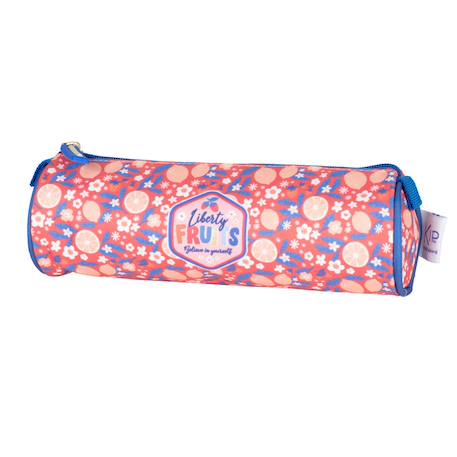 Trousse ronde enfant 22 cm imprimé fruits citron Jaune 1 - vertbaudet enfant 