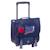 Cartable à roulettes en tissu imperméable motif étoiles camps hit 38 cm Bleu / rouge 1 - vertbaudet enfant 