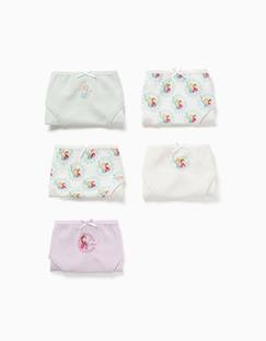 Lot de 5 culottes en coton avec imprimés la reine des neiges  - vertbaudet enfant