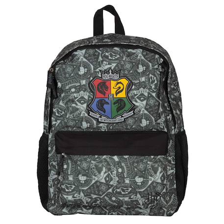 Sac à dos primaire/collège harry potter hogwarts 42 cm Noir / kaki / gris 2 - vertbaudet enfant 