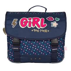 Cartable scolaire fille 38 cm Girl You Rock  - vertbaudet enfant