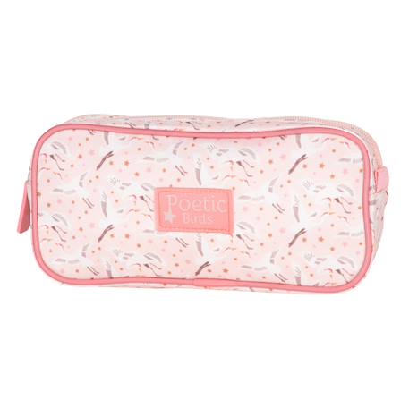 Fille-Trousse rectangulaire double compartiment kip poetic 22 cm
