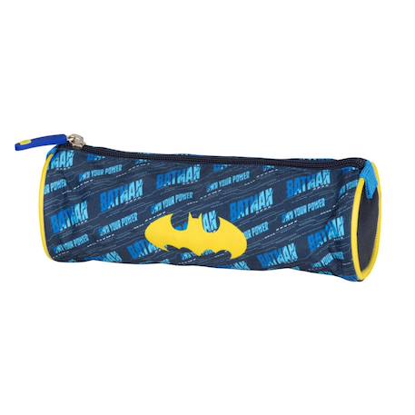 Fille-Trousse ronde batman 22 cm – tirette en gomme 2 compartiments