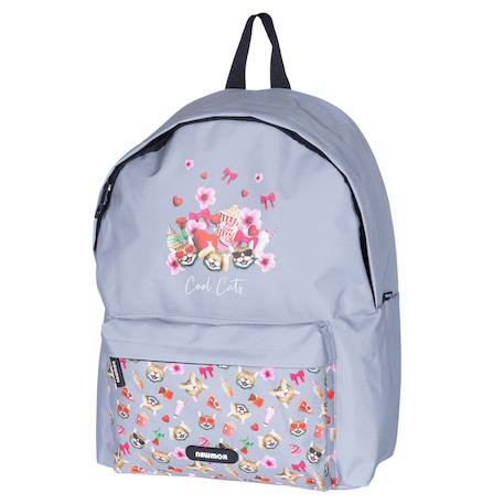 Fille-Accessoires-Cartable, trousse-Sac à dos newmoji 43 cm (chat)