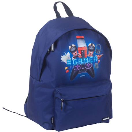 Fille-Sac à dos enfant gamer player newmoji 43 cm – 1 compartiment zippé