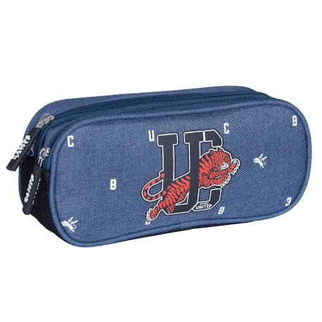 Fille-Trousse rectangulaire 2 compartiments lost tiger 22 cm