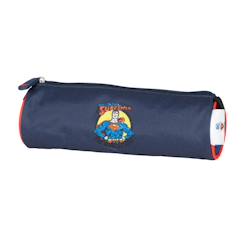 Trousse ronde superman man of steel – zip 22 cm superman  - vertbaudet enfant