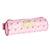 Trousse ronde zippée queen crown bella sara – polyester 300d 1 compartiment Rose foncé 1 - vertbaudet enfant 
