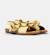 Sandales fille cuir RIGHT KIDS TWINS Jaune pastel+Noir 2 - vertbaudet enfant 
