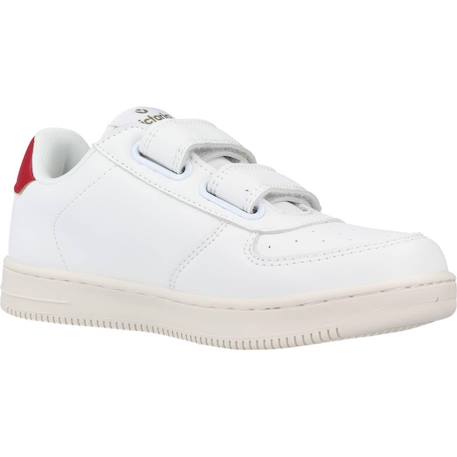 Baskets basses à scratch Blanc marino+Marine 5 - vertbaudet enfant 