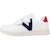 Baskets basses à scratch Blanc marino+Marine 2 - vertbaudet enfant 
