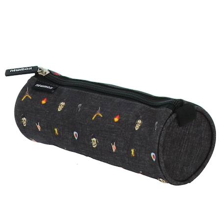 Garçon-Accessoires-Trousse ronde rock en tissu synthétique newmoji