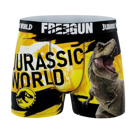 Lot de 3 boxers junior jurassic Orange/vert/noir/turquoise 5 - vertbaudet enfant 