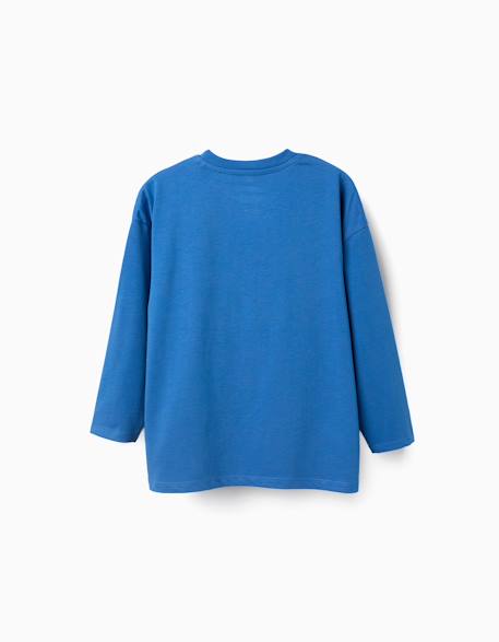 T-shirt en coton à manches longues et imprimé spider-man Bleu 2 - vertbaudet enfant 