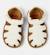 Sandales fille cuir BICHO Blanc natural 3 - vertbaudet enfant 