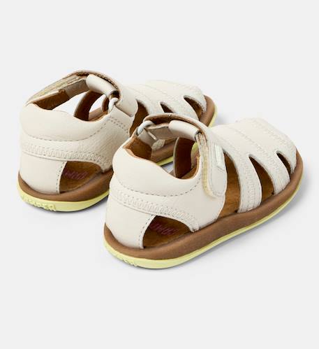 Sandales fille cuir BICHO Blanc natural 4 - vertbaudet enfant 