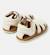 Sandales fille cuir BICHO Blanc natural 4 - vertbaudet enfant 