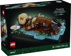 Jouet-Jeux d'imagination-Lego Ideas 21366 - Set de Construction les loutres câlines