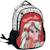Sac à dos scolaire licorne love 45 cm Blanc / noir / rouge 1 - vertbaudet enfant 