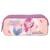 Trousse à crayons rectangulaire mermaid vibes 2 compartiments à zip Blanc / rose / clair / gris 1 - vertbaudet enfant 