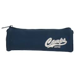 -Trousse ronde textile effet denim