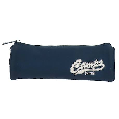Trousse ronde textile effet denim Bleu marine 1 - vertbaudet enfant 