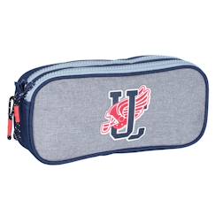 Trousse rectangulaire dynamic 2 compartiments zippés 22 cm  - vertbaudet enfant
