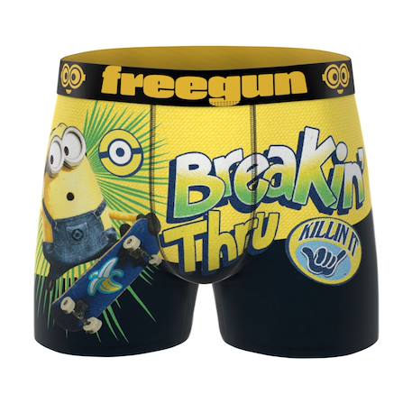 Lot de 3 boxers junior despicable me Jaune/bleu/noir/rouge 5 - vertbaudet enfant 