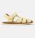 Sandales fille cuir BICHO Bleu marine+Jaune pastel+Marron moyen+Vert moyen 7 - vertbaudet enfant 
