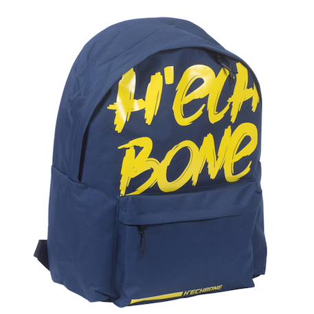 Sac à dos enfant cmp hechbone signature 40 cm poche zippée Bleu / jaune / bleu 1 - vertbaudet enfant 