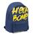Sac à dos enfant cmp hechbone signature 40 cm poche zippée Bleu / jaune / bleu 1 - vertbaudet enfant 