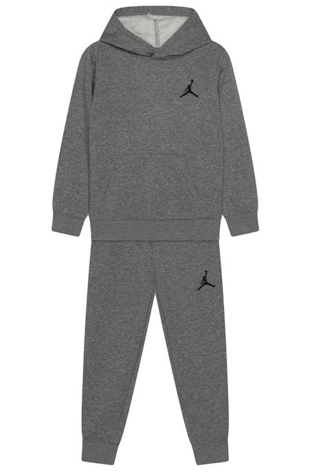 Ensemble deux pièces pour enfant sweat à capuche et pantalon Ecru+Gris 5 - vertbaudet enfant 
