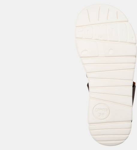 Sandales garçon cuir ORUGA Marron moyen 5 - vertbaudet enfant 