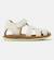Sandales fille cuir BICHO Blanc natural 1 - vertbaudet enfant 