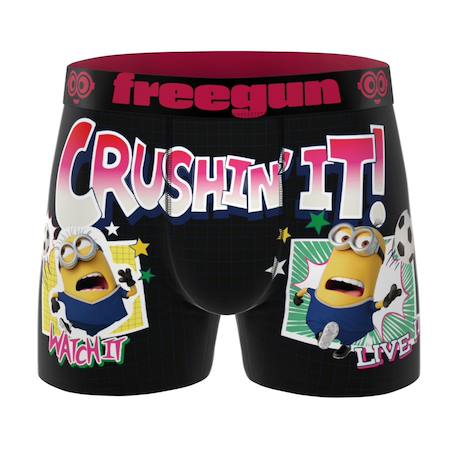 Lot de 3 boxers junior despicable me Jaune/bleu/noir/rouge 4 - vertbaudet enfant 